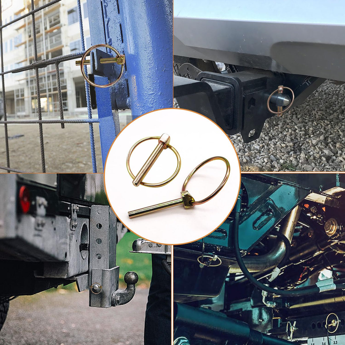mankk outdoor pins with zinc finish offer lasting corrosion resistance