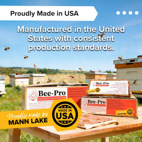 Mann Lake Bee-Pro Patties bulk packaging suitable for seasonal feeding