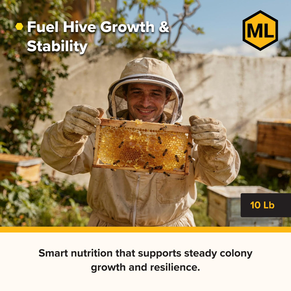 Mann Lake Bee-Pro Patties boosting colony growth during spring buildup