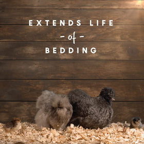 Manna Pro Coop 'N Compost extends bedding life and keeps the coop fresh