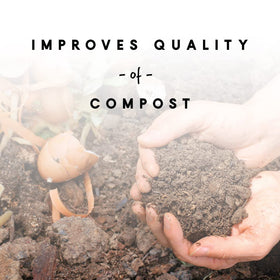 Manna Pro Coop 'N Compost enhances compost quality for garden soils