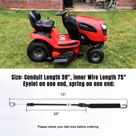 Mannial conduit length 59-inch cable designed for precise reach.