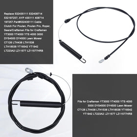 Mannial Craftsman YT-series compatible cable serving reliable operation.