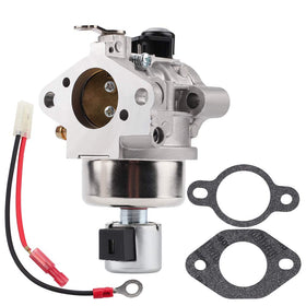 Mannial CV15S carburetor and gasket kit laid out for replacement.