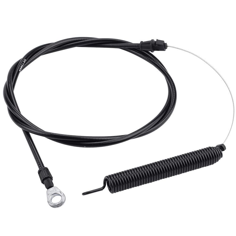 Mannial deck engagement clutch cable for Craftsman; smooth mower engagement visual.
