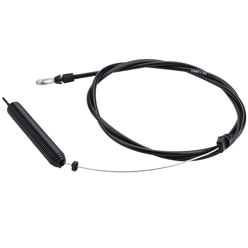 Mannial durable mower cable construction resists wear during mowing.