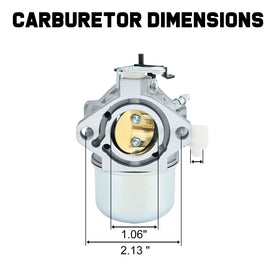 Mannial fuel filter included to support steady fuel flow during mowing