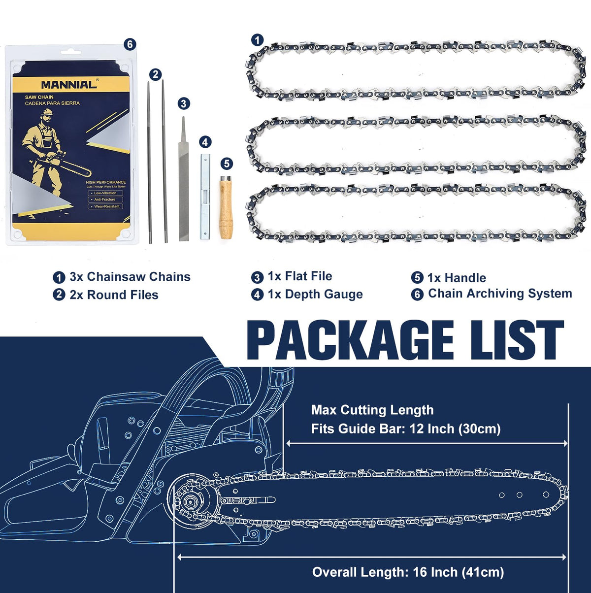 Heat treated Mannial chain highlighting durability and wear resistance