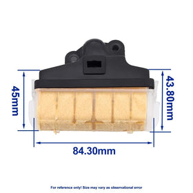 Mannial MS250 fuel filter image highlights easy maintenance and reliable fuel flow.