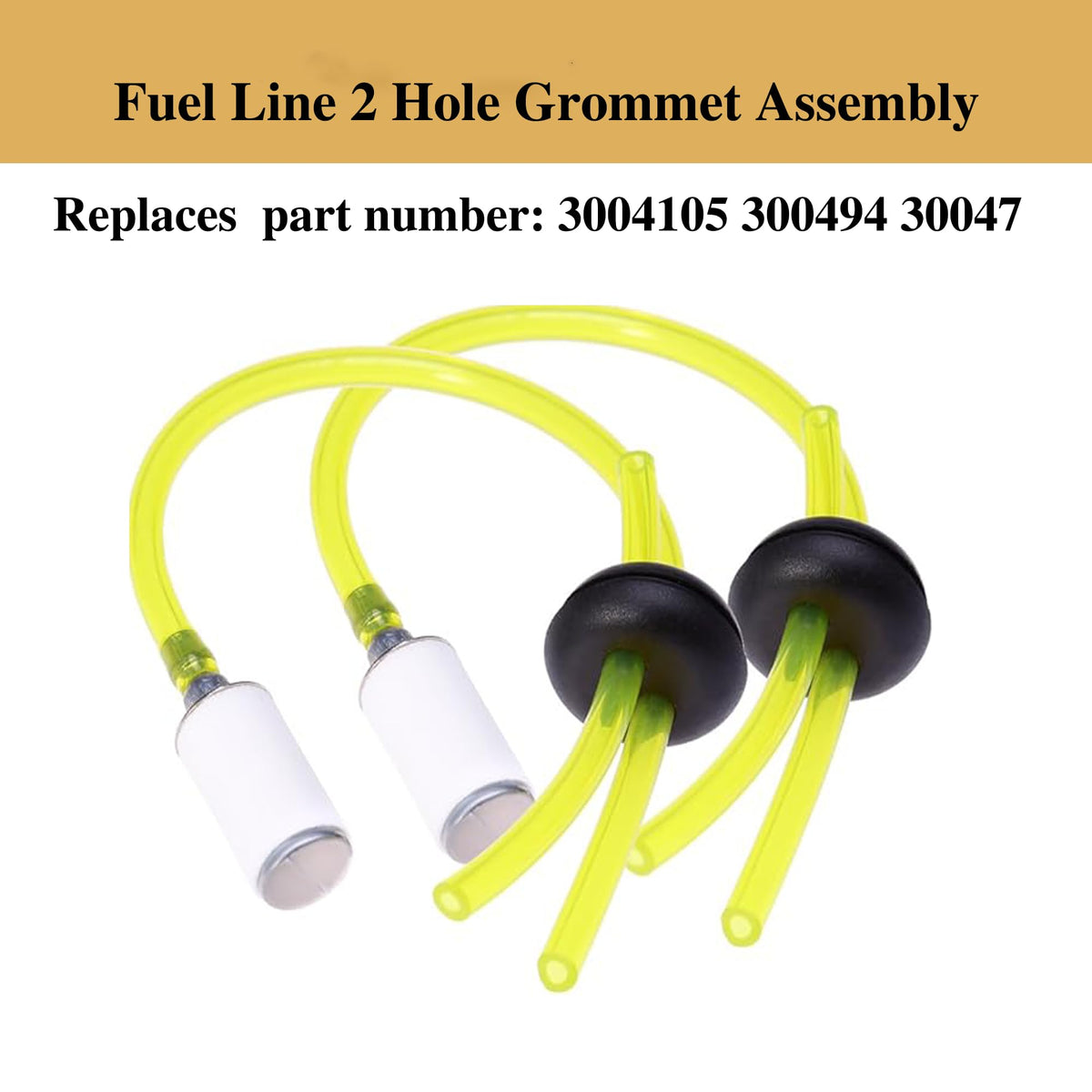 Manostia grommets 2pc for secure, leak-free engine mounting and fit