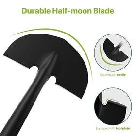 MANXRKUI Edger's 41-inch shaft reduces bending while trimming lawn edges