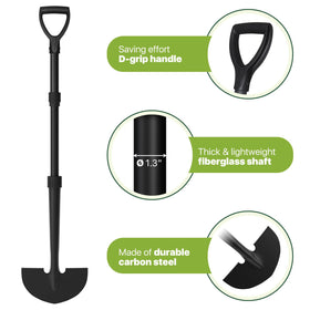 MANXRKUI Edger: rust-resistant blade for lasting garden edging performance