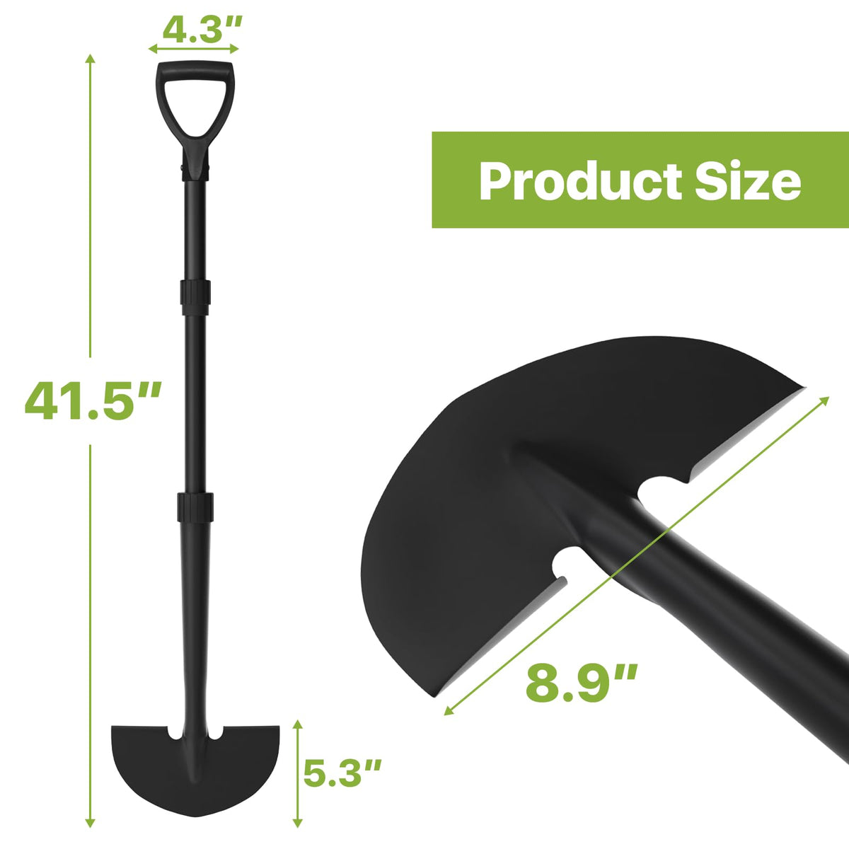 MANXRKUI Edger with D-grip offers comfortable, controlled edging along sidewalks