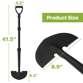 MANXRKUI Edger with D-grip offers comfortable, controlled edging along sidewalks