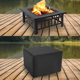 Maobutte waterproof cover keeps outdoor fire pits dry and ready for use