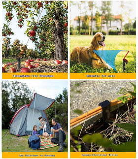 MAOMBO bender board stakes provide durable support for outdoor displays.