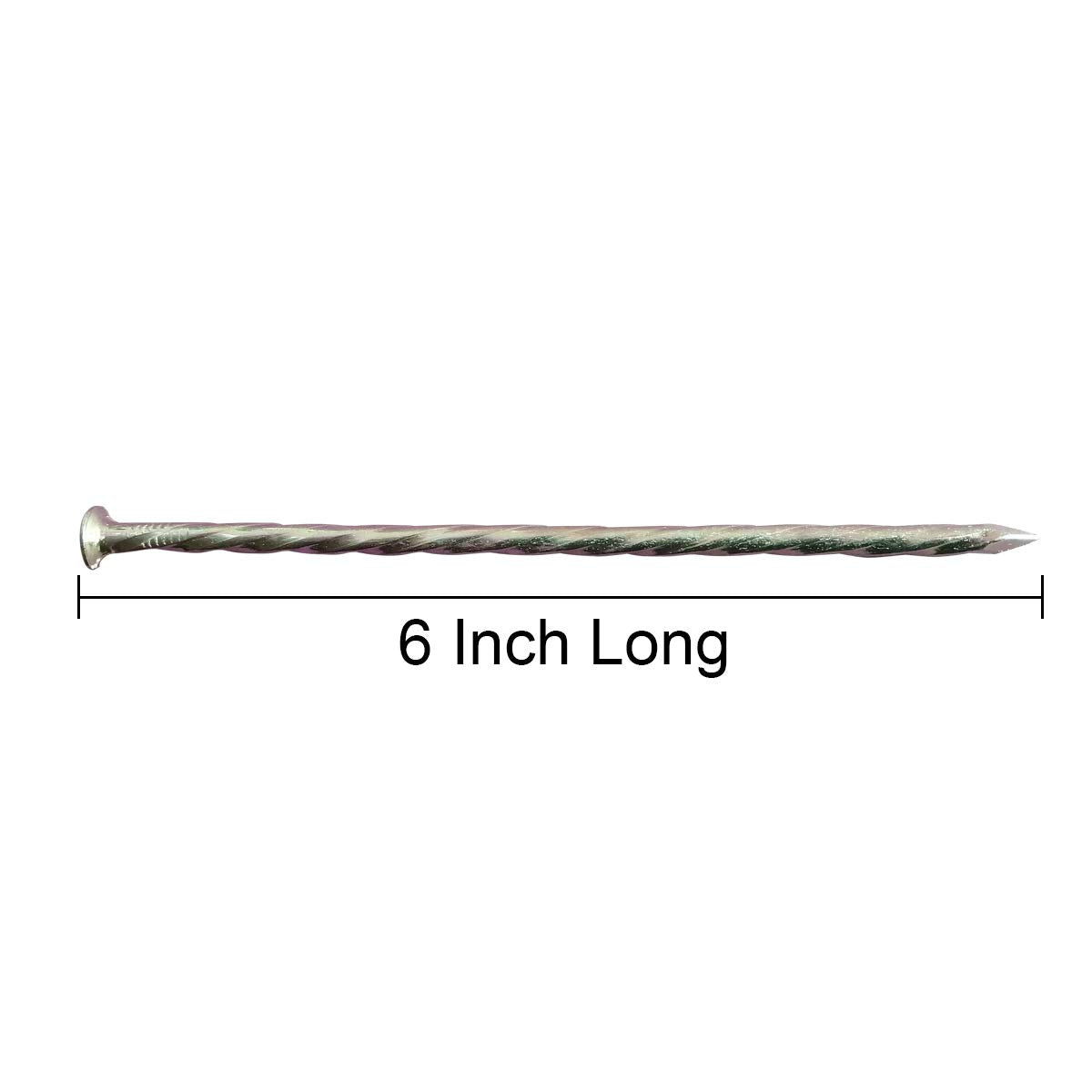 MAOMBO galvanized outdoor spikes with rust resistant coating for long lasting landscape use.