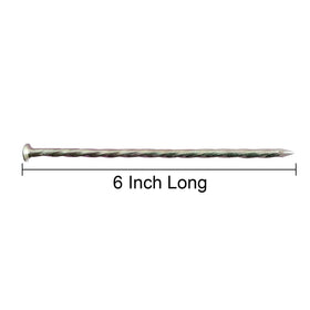 MAOMBO galvanized outdoor spikes with rust resistant coating for long lasting landscape use.
