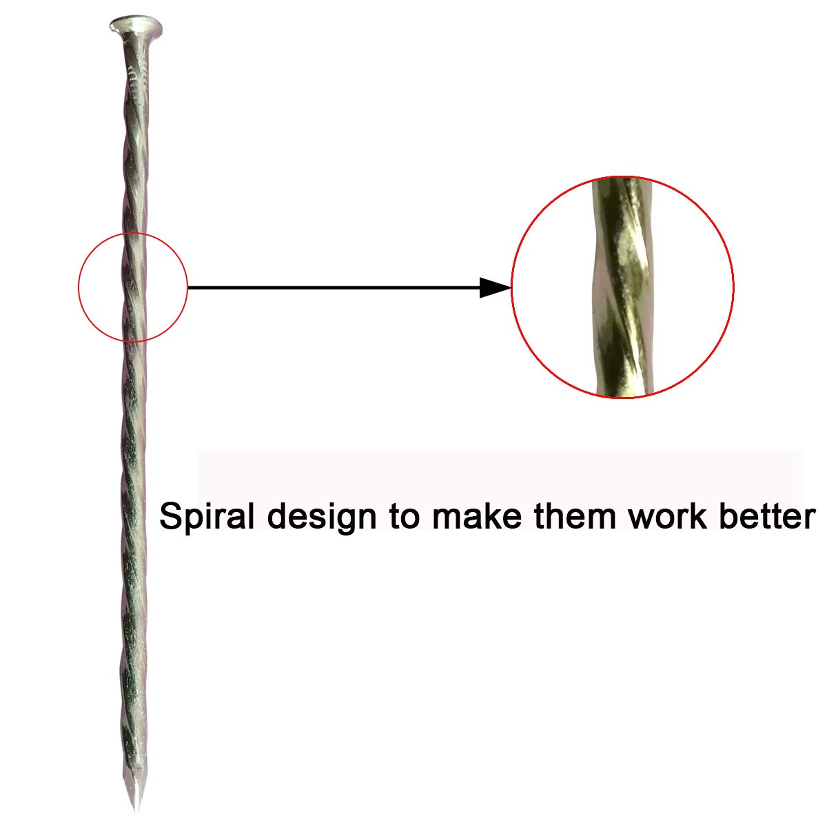MAOMBO heavy duty landscape spikes for fake grass provide strong outdoor anchoring.