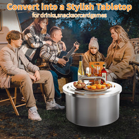 Maonlyking all-weather lid blocks sparks and moisture for outdoor use