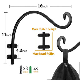 Maosen heavy-duty bracket for outdoor use demonstrates weather resistance and reliable hold.