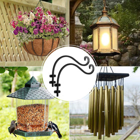 Maosen plant hanger for bird feeders and lanterns shows versatile hanging options.