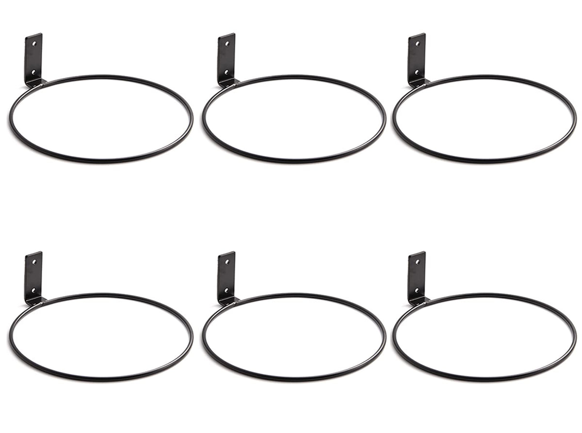 Maosen plant holder ring 8 inch mounted on wall for sturdy plant display.