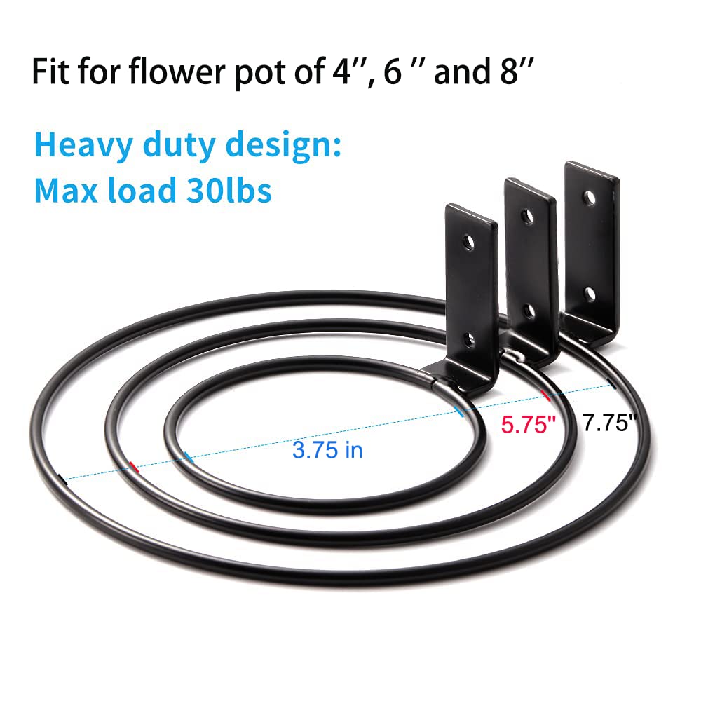 Maosen plant ring with 8 inch diameter for larger pots.