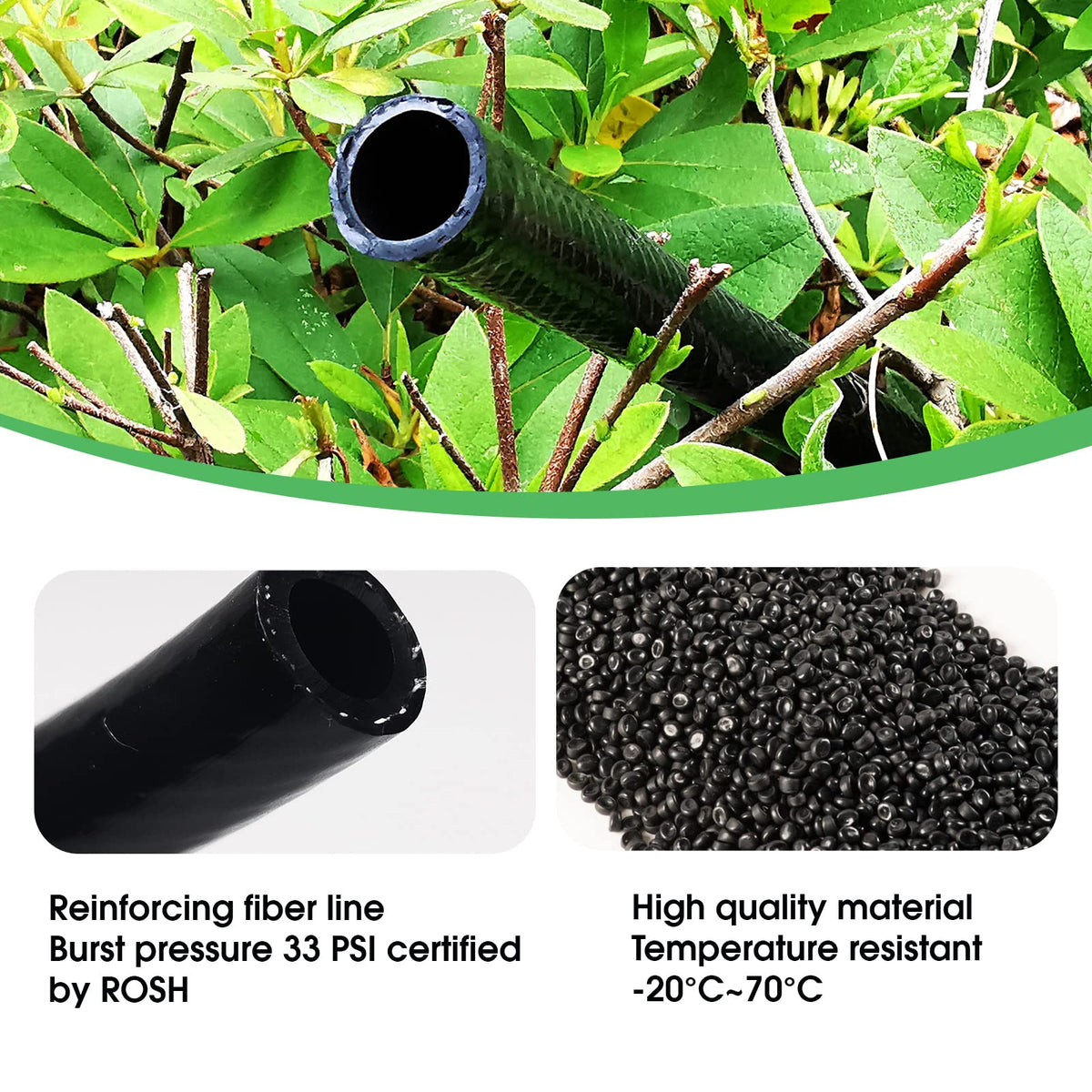 Maotong flexible tubing bends to fit curves and corners.