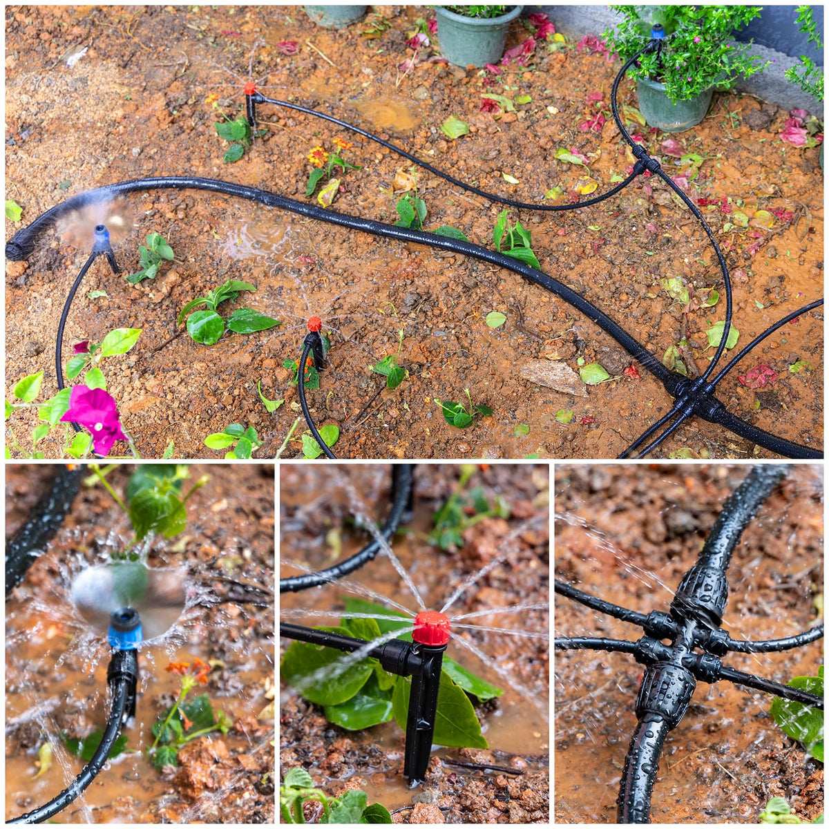Maotong quick-connect 4-way connector makes setup simple.