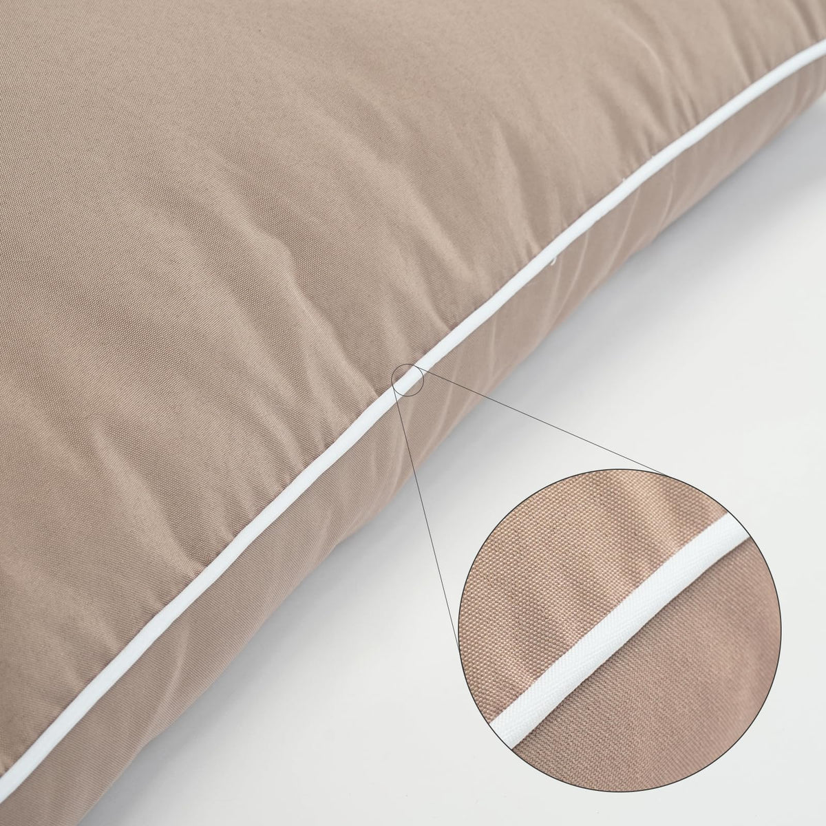Maphissus outdoor hammock scene highlights relaxing setting with pillow.