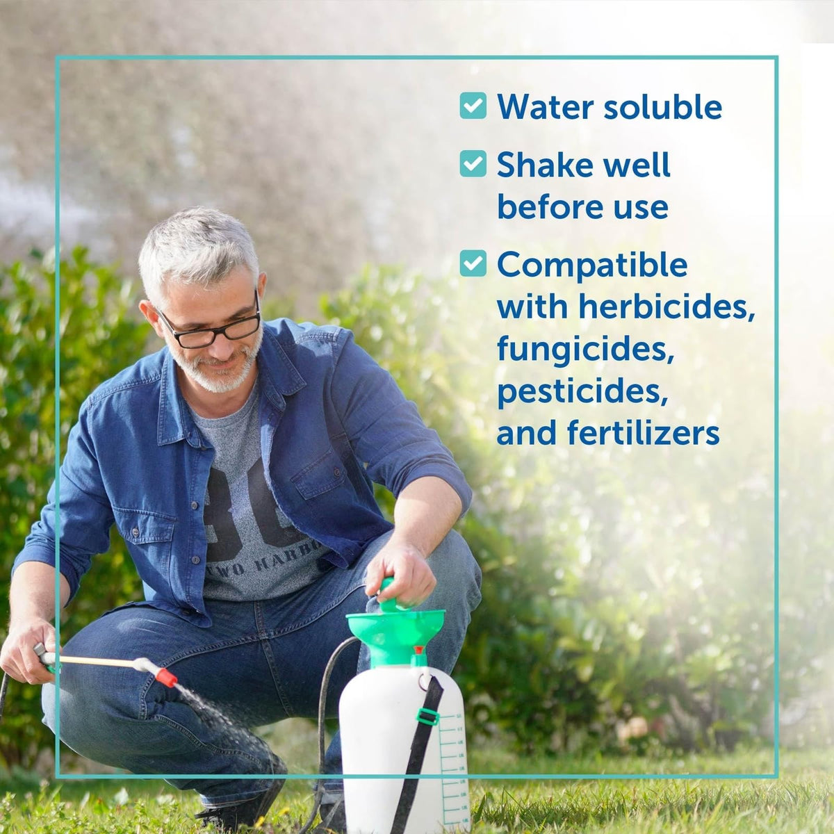 Dye fades naturally, preserving lawn aesthetics over time.