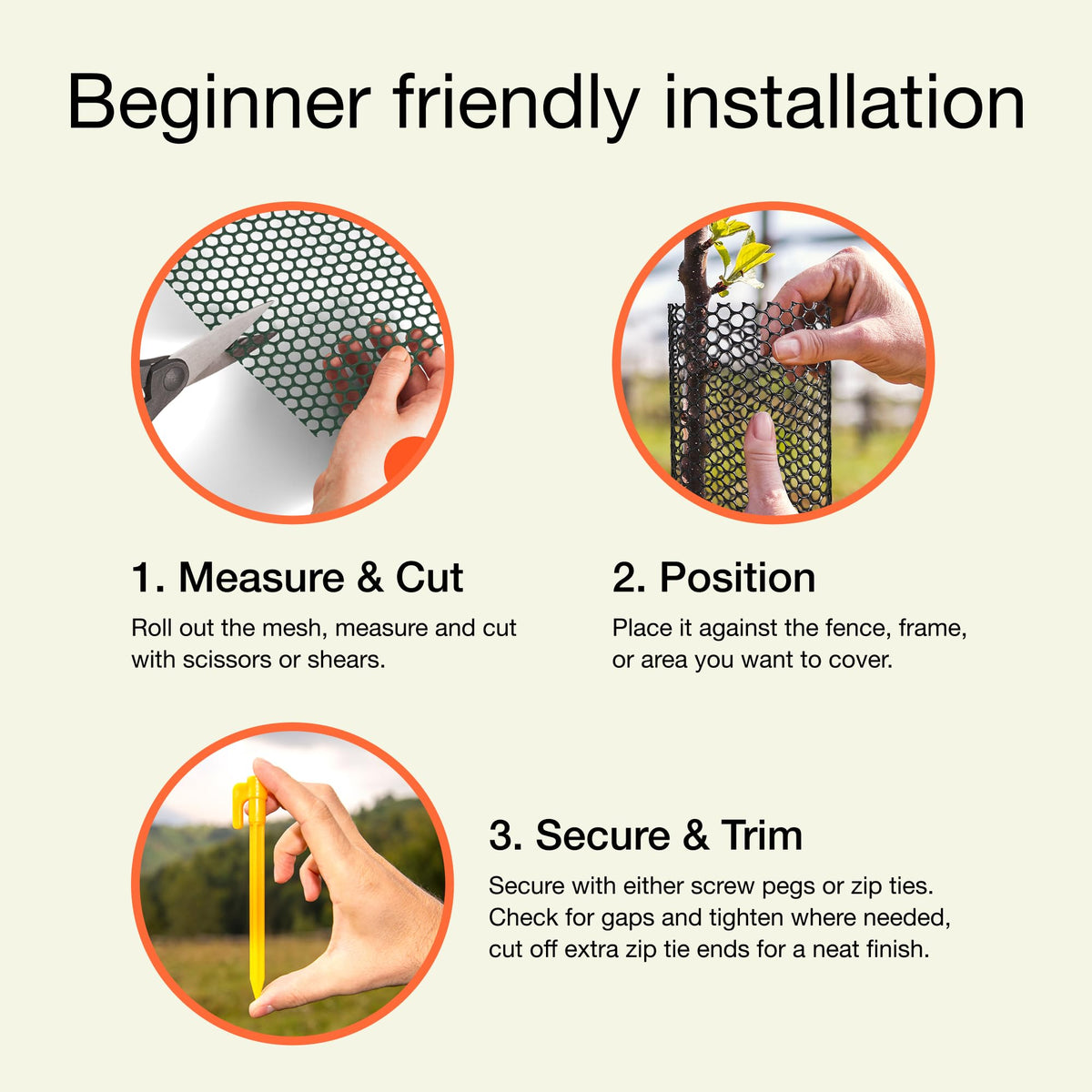 MAPORCH chicken wire fence durable garden barrier for dogs cats and rabbits.