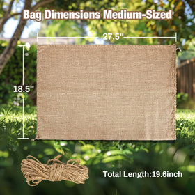 MAQIHAN burlap sack race bags ready for fun outdoor games and parties.