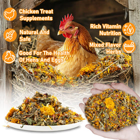 MAQIHAN dried herbs for hens dust bath and enrichment