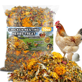 MAQIHAN 10oz nesting herbs bag for coop nutrition and treats