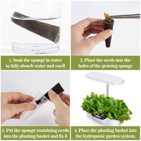 MAQIHAN seed starter plugs suit indoor greenhouse cultivation.
