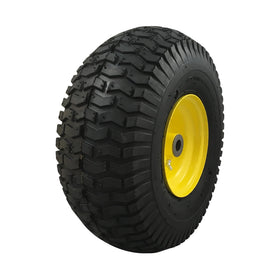 MARASTAR 15x6 tire with Turf Saver tread for John Deere mowers improves lawn traction