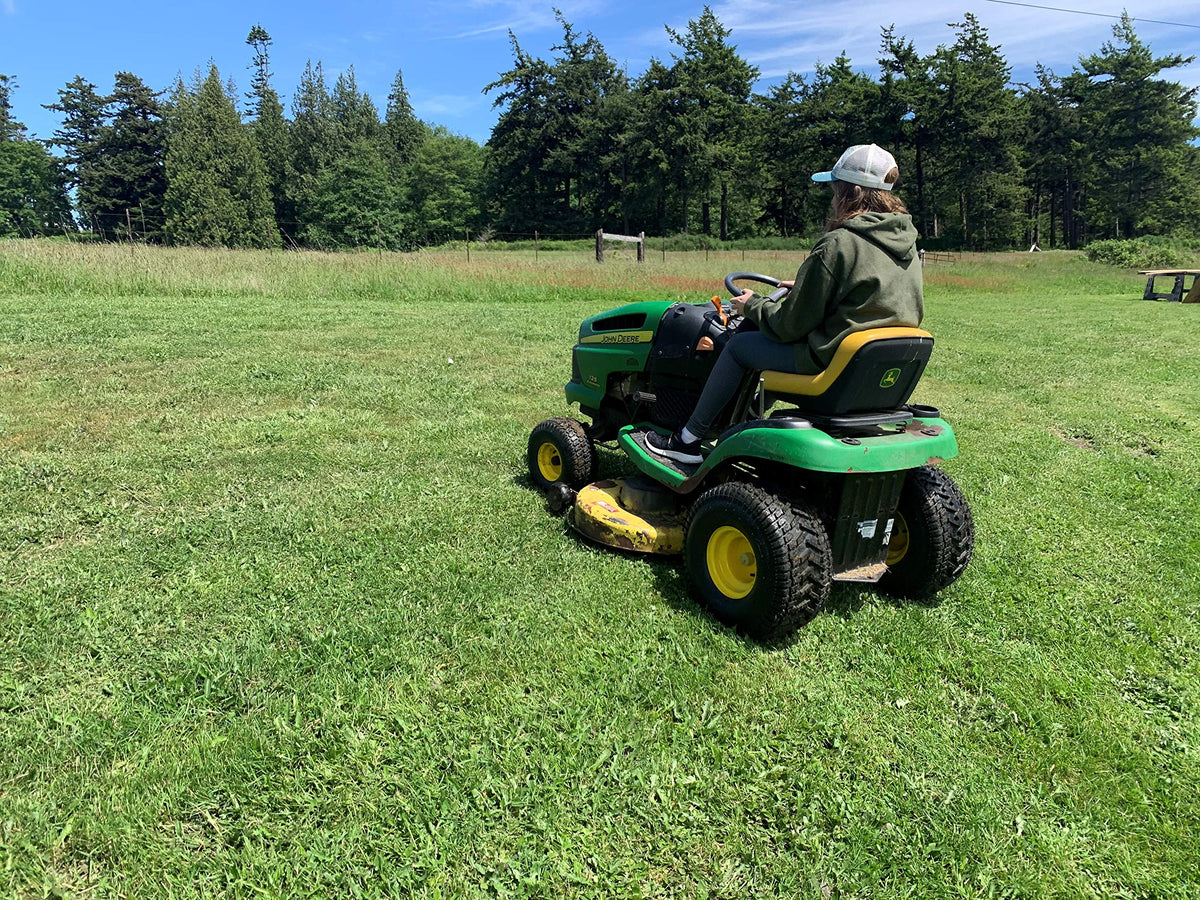 Marastar replacement tire for John Deere mowers supports reliable traction in varied conditions.