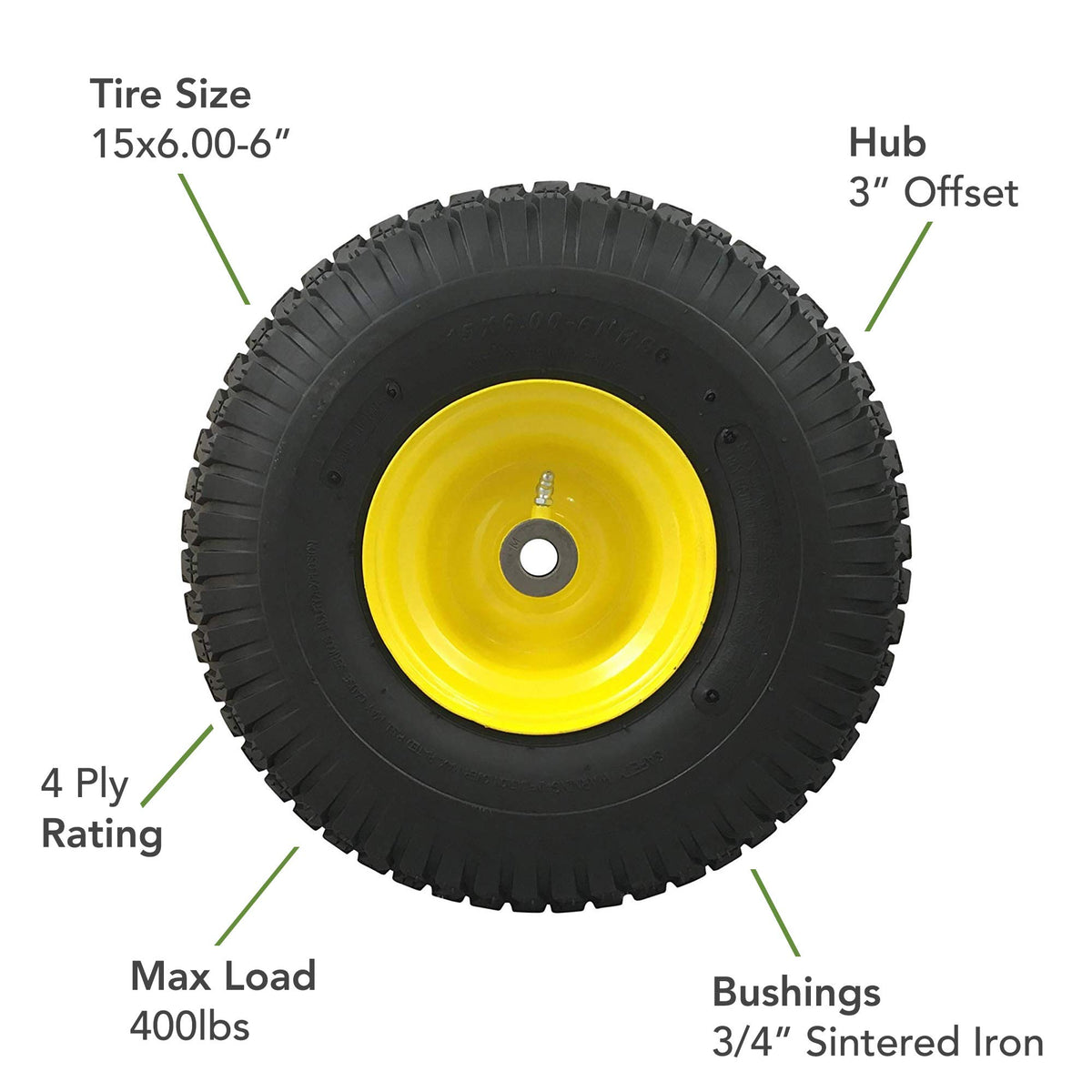 MARASTAR 3/4-inch oil-impregnated bushings for smooth mower operation