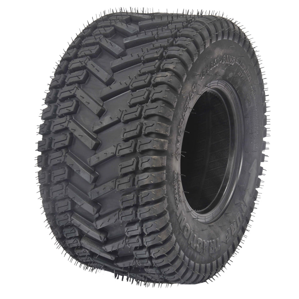 Marastar Turf Traction 18x8-50-8 side view showing stability for lawn equipment