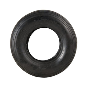 Marathon 4.80/4.00-8 ribbed tire side view ideal for garden carts.