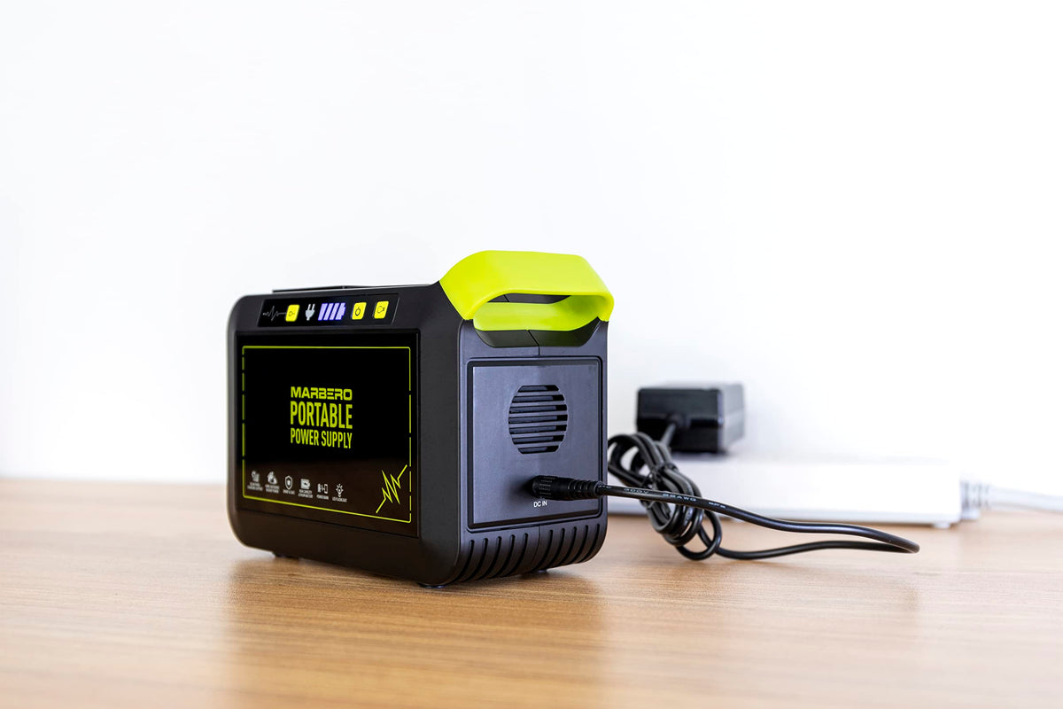 MARBERO 19V adapter compatible with MARBERO M82, M82MAX, M822, and M168 units.