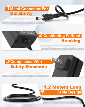 MARBERO 19V adapter flame-retardant shell offers durable safety in busy spaces.
