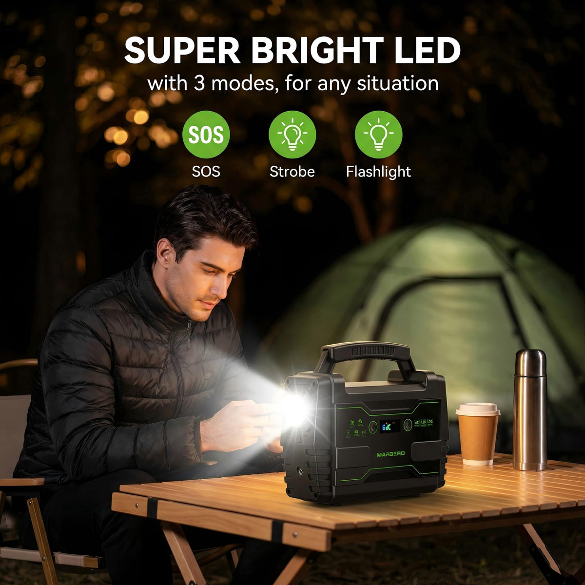 MARBERO M155SL30 compact-design fits easily in a bag