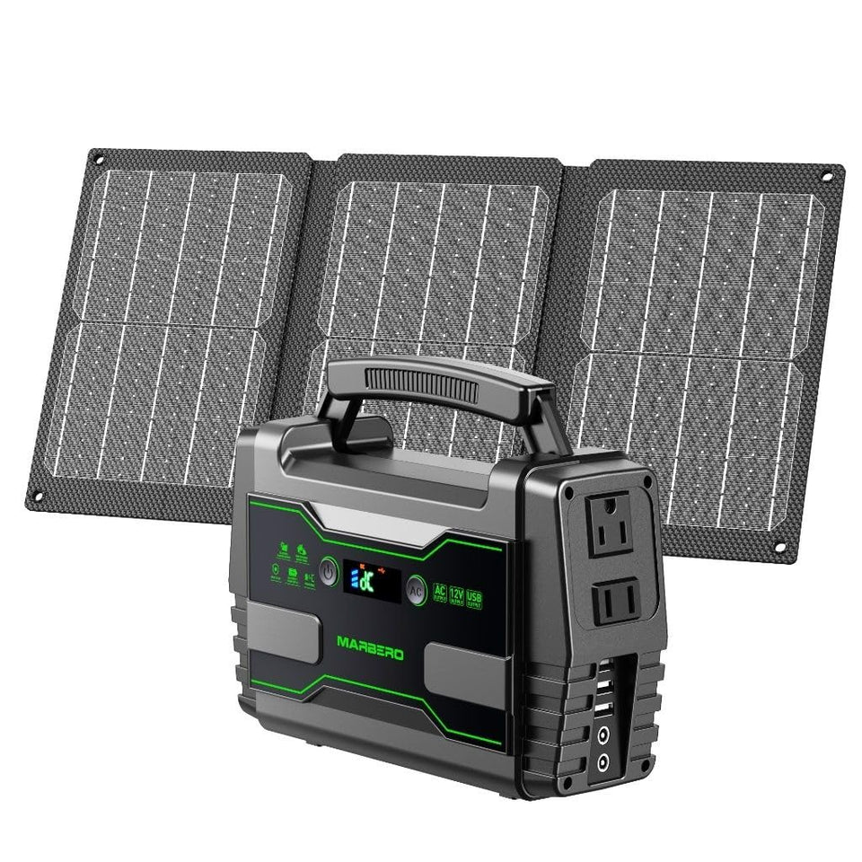 MARBERO M155SL30 power station front view for portable off grid power