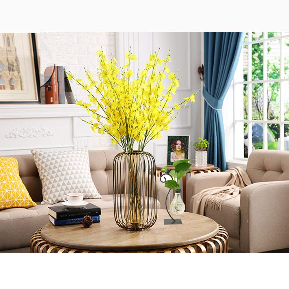 Marbrasse bird-design terrarium decor adds life to desks and mantels.