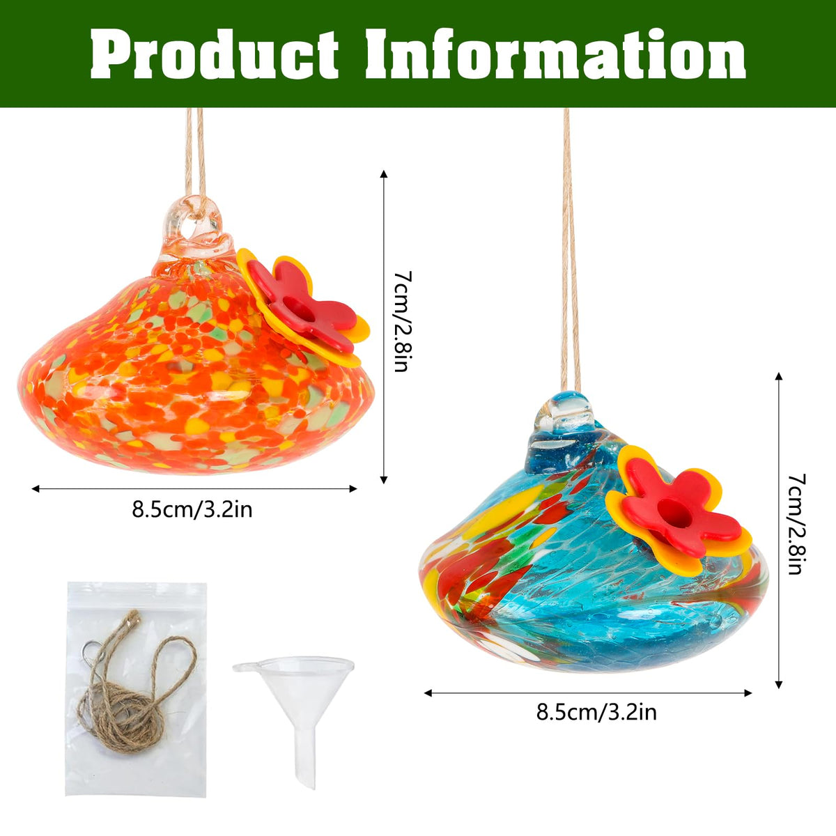 Marchrose hummingbird feeder red flower ports support nectar feeding