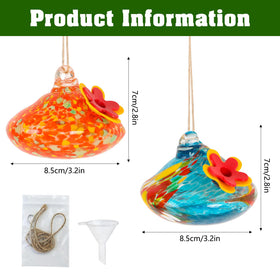 Marchrose hummingbird feeder red flower ports support nectar feeding