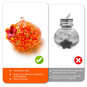 Marchrose feeder sealed base helps prevent insects from reaching nectar
